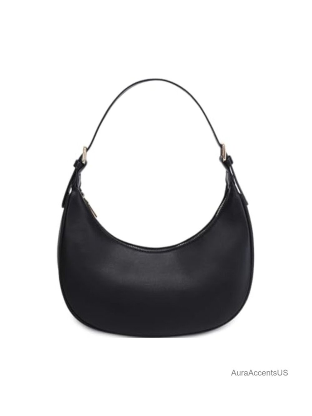 Faux Leather Hobo Bag Women Crossbody Underarm Shoulder Bag Purse